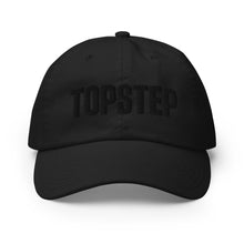 Load image into Gallery viewer, Topstep Dad Cap (Black on Black)
