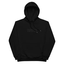 Load image into Gallery viewer, Embroidered Topstep Eco Hoodie (Black on Black)
