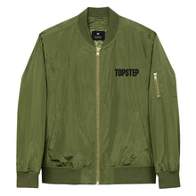 Load image into Gallery viewer, Topstep Premium Recycled Bomber Jacket (Army)
