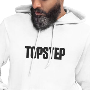 Embroidered Topstep Hoodie (White)
