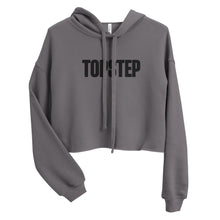 Load image into Gallery viewer, Embroidered Topstep Crop Hoodie (Gray)
